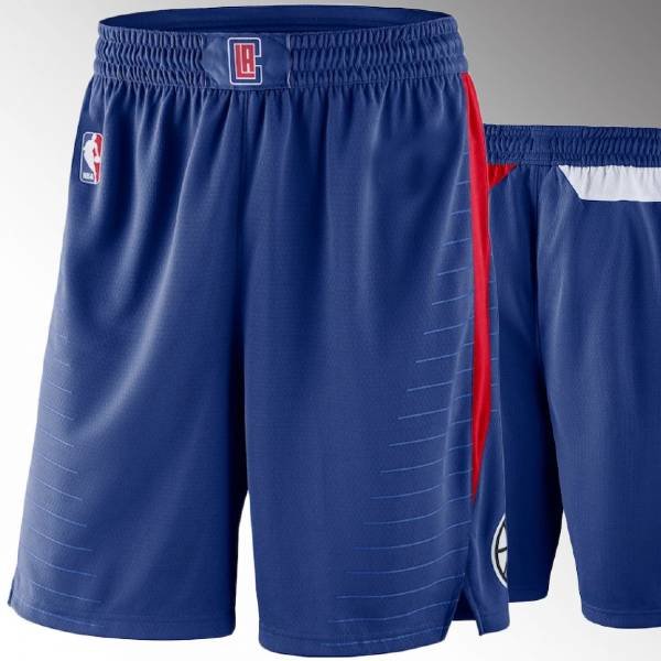 Баскетбольные шорты НБА Лос-Анджелес Клипперс синие swingman фото 1 &mdash; FormaBasket