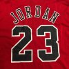Футболка NBA с короткими рукавами Чикаго Булс № 23 Джордан Майкл красная фото 8 &mdash; FormaBasket