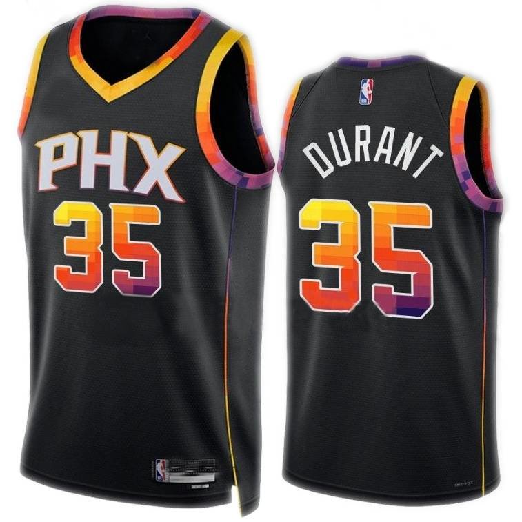 Баскетбольная майка NBA Финикс Санс № 35 Кевин Дюрант черная swingman PHX фото 1 &mdash; FormaBasket