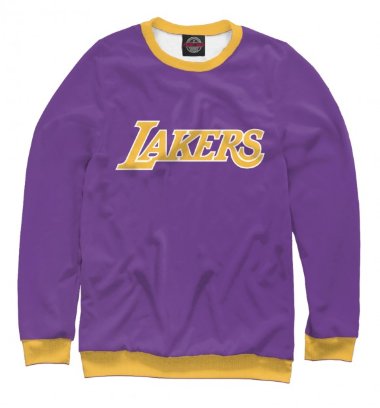 свитшот кофта НБА Лос-Анджелес Лейкерс фиолетовая Lakers &mdash; FormaBasket