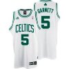 Баскетбольная майка NBA Бостон Селтикс № 5 Кевин Гарнетт белая AUTHENTIC фото 1 &mdash; FormaBasket