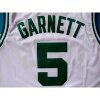 Баскетбольная майка NBA Бостон Селтикс № 5 Кевин Гарнетт белая AUTHENTIC фото 9 &mdash; FormaBasket